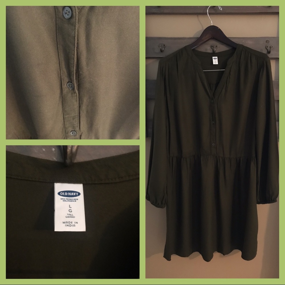 Olive Green Old Navy Dress
